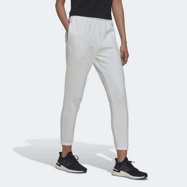 Pantalon Adidas Studio Lounge Regular Fit Blanc