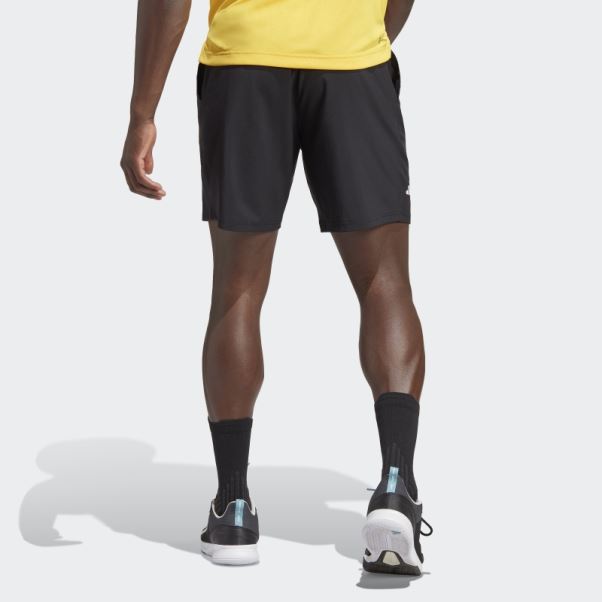Club Tennis Short Tissé Stretch Adidas Noir