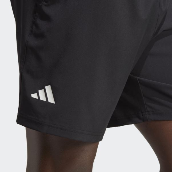 Club Tennis Short Tissé Stretch Adidas Noir