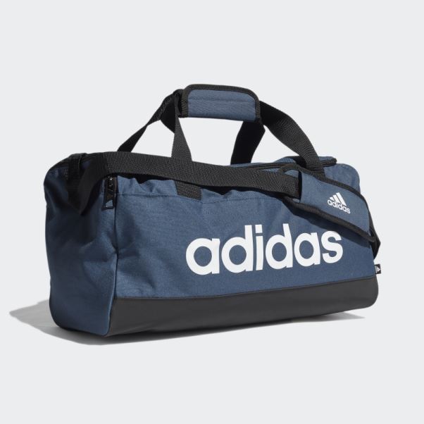 Sac Polochon Logo Essentials Bleu Marine Extra Petit Adidas