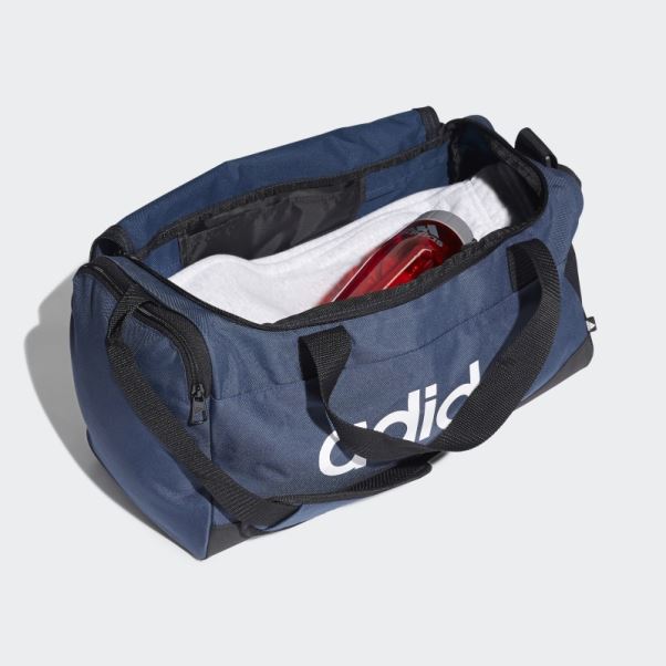 Sac Polochon Logo Essentials Bleu Marine Extra Petit Adidas