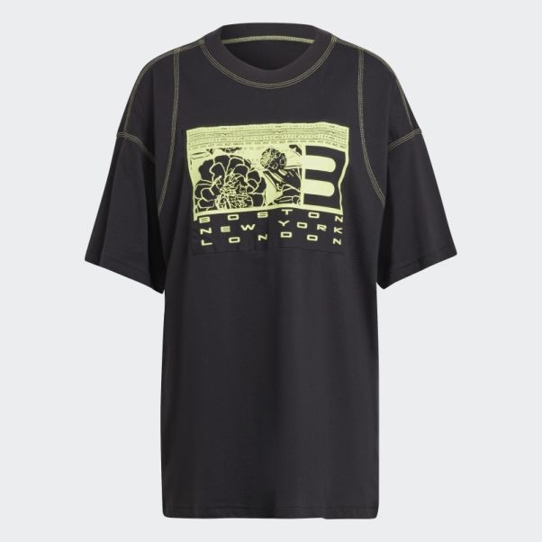 Tee Shirt Adidas Sportswear Superher Noir Mode