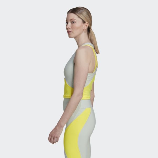 Aeroready Train Hiit Crop Débardeur Vert Adidas