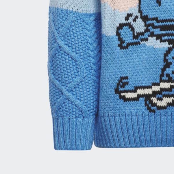 Pull De Noel Adidas Blanc