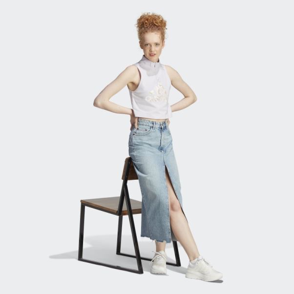 Adidas Débardeur Graphique Aube Argentée