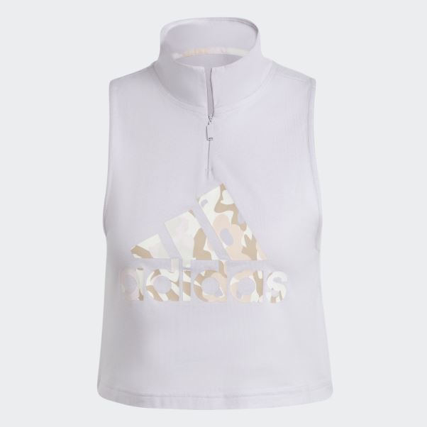 Adidas Débardeur Graphique Aube Argentée