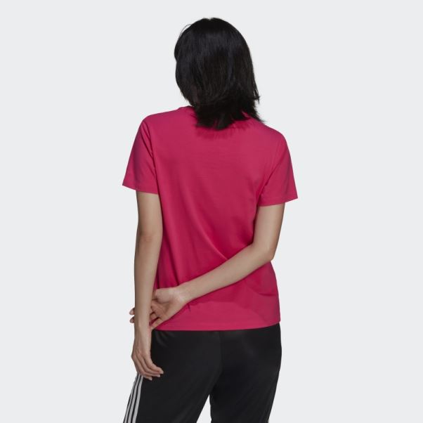 Adicolor Classics Tee Shirt Trèfle Adidas Real Magenta