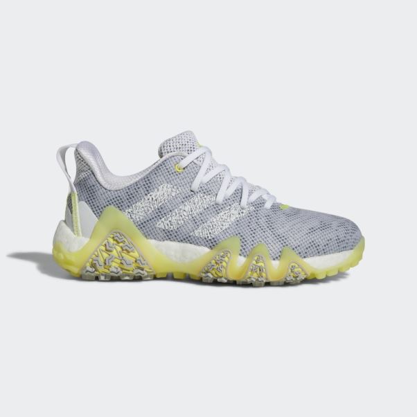 Adidas Codechaos 22 Chaussures De Golf Sans Crampons Jaune