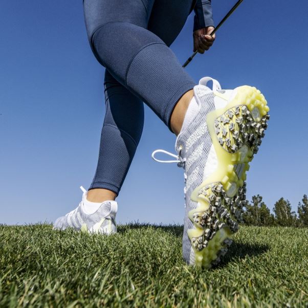 Adidas Codechaos 22 Chaussures De Golf Sans Crampons Jaune