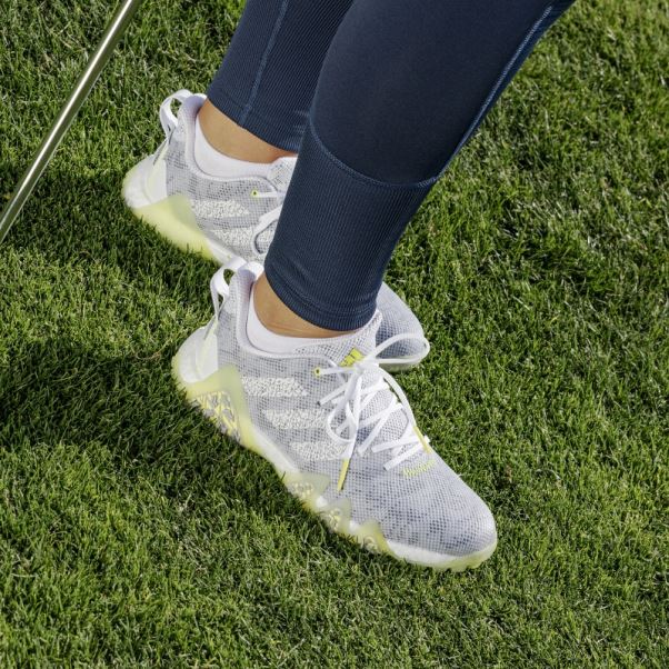 Adidas Codechaos 22 Chaussures De Golf Sans Crampons Jaune
