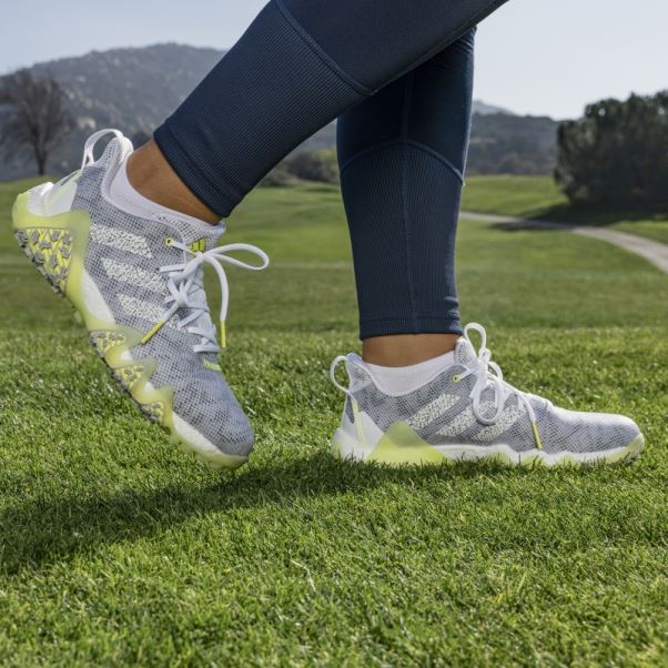 Adidas Codechaos 22 Chaussures De Golf Sans Crampons Jaune