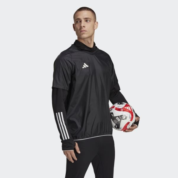 Coupe Vent Tiro 23 Pro Wind.rdy Piste Adidas Noir