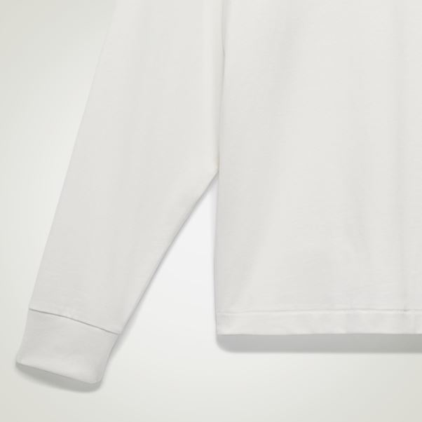 Adidas Basketball T-shirt Manches Longues Blanc Fashion