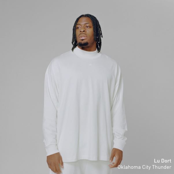 Haut De Basket Adidas Blanc à Manches Longues Mode