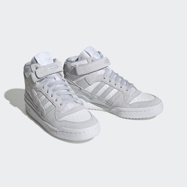 Forum Mid Chaussures Bleu Adidas