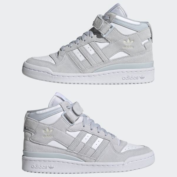 Forum Mid Chaussures Bleu Adidas