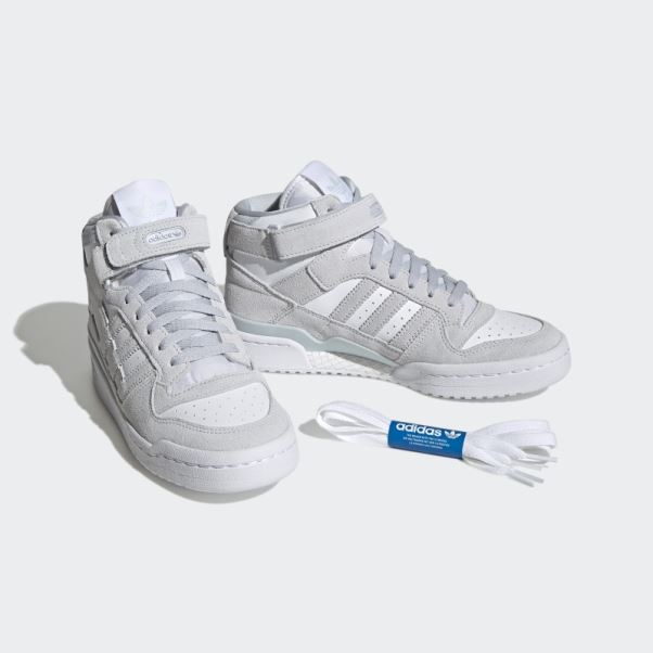 Forum Mid Chaussures Bleu Adidas