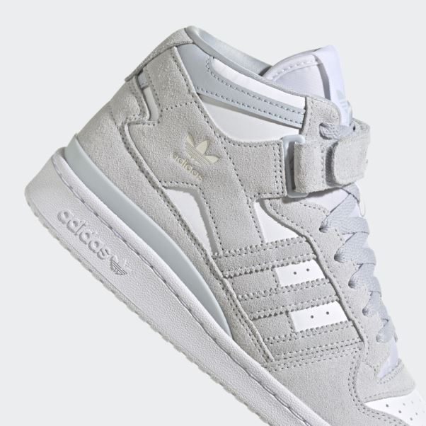 Forum Mid Chaussures Bleu Adidas