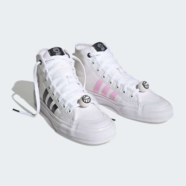 Nizza High Rf X André Saraiva Chaussures Adidas Blanc