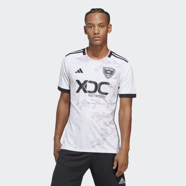 Blanc D.c. Maillot Extérieur Uni 23/24 Adidas