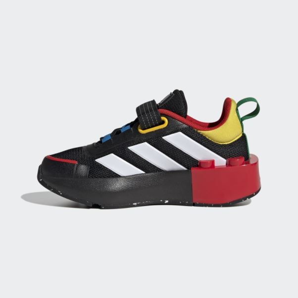 Adidas X Lego Tech Rnr Chaussures à Lacets élastiques Et Sangle Supérieure Noir