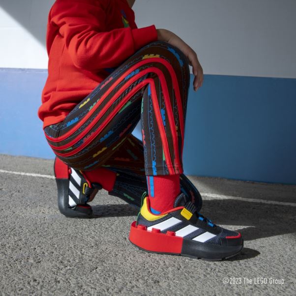 Adidas X Lego Tech Rnr Chaussures à Lacets élastiques Noir Mode