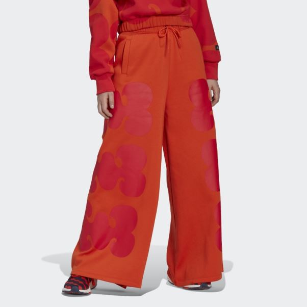 Pantalon Large Adidas Marimekko Orange Mode