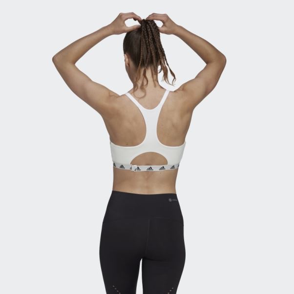 Soutien-gorge D'allaitement à Maintien Léger De Tous Les Jours Grow Positivity Adidas Blanc