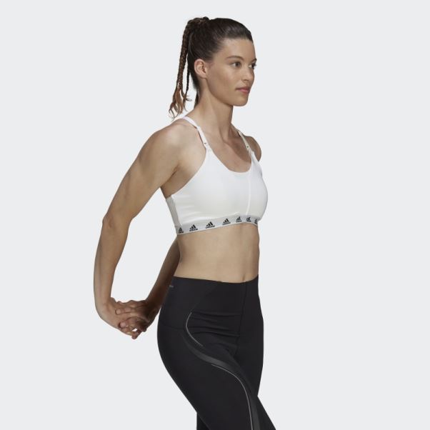 Soutien-gorge D'allaitement à Maintien Léger De Tous Les Jours Grow Positivity Adidas Blanc