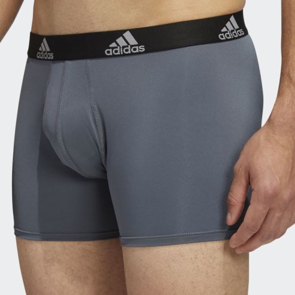 Lot De Trois Boxers Performance Adidas Gris
