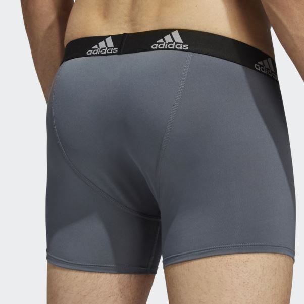 Lot De Trois Boxers Performance Adidas Gris