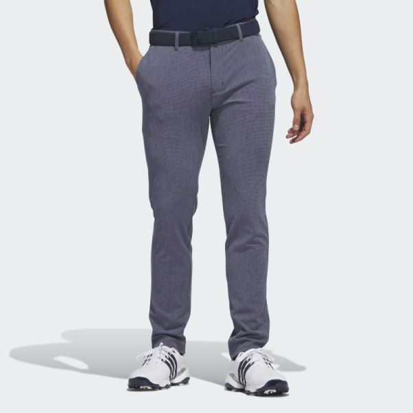 Pantalon Adidas Crosshatch Bleu Marine