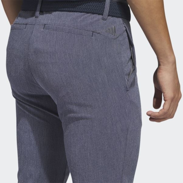 Pantalon Adidas Crosshatch Bleu Marine