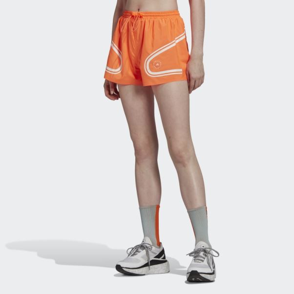 Application Orange Adidas By Stella Mccartney Short De Course Truepace Fashion