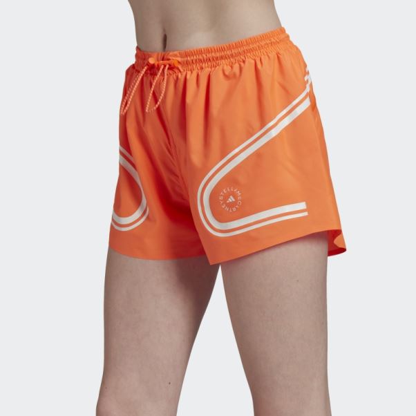 Application Orange Adidas By Stella Mccartney Short De Course Truepace Fashion