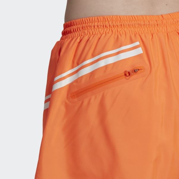 Application Orange Adidas By Stella Mccartney Short De Course Truepace Fashion