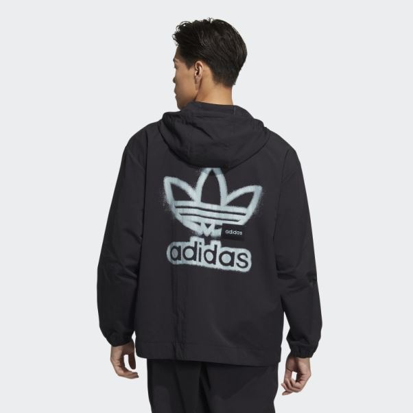Coupe Vent Adidas Adicolor Noir