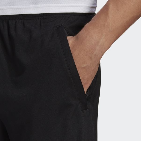 Short D'entraînement Adidas Train Essentials Logo Noir