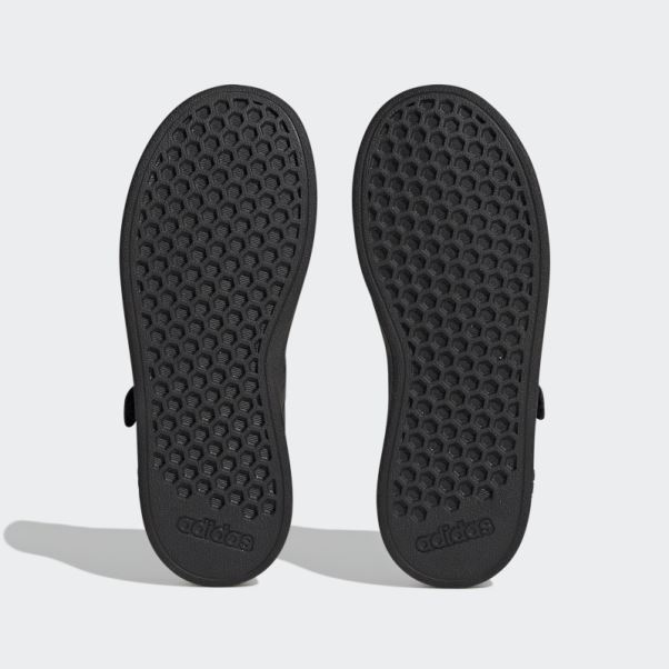 Adidas Grand Court Elastic Lace And Top Strap Chaussures Gris