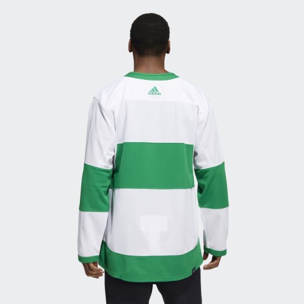 Maillot Maple Leafs St Pats Adidas Blanc