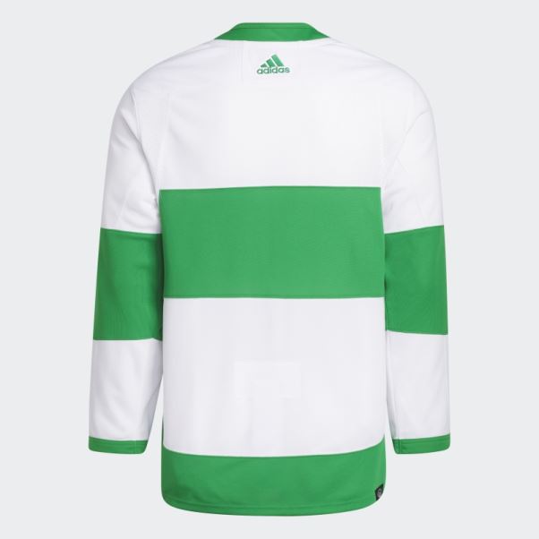 Maillot Maple Leafs St Pats Adidas Blanc