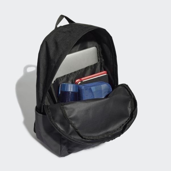 Sac à Dos Horizontal Adidas Classic 3 Bandes Noir