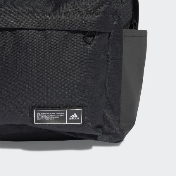Sac à Dos Horizontal Adidas Classic 3 Bandes Noir