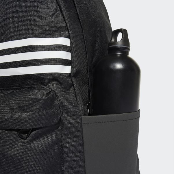Sac à Dos Horizontal Adidas Classic 3 Bandes Noir