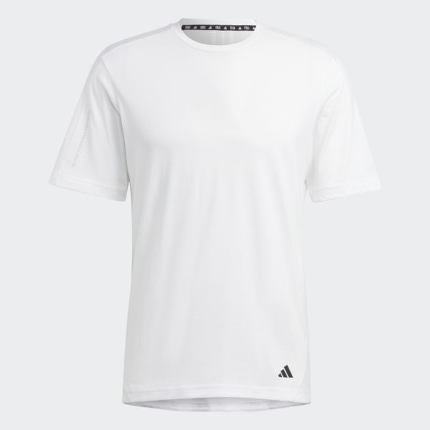 T-shirt D'entraînement Adidas Yoga Base Blanc