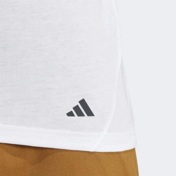 T-shirt D'entraînement Adidas Yoga Base Blanc