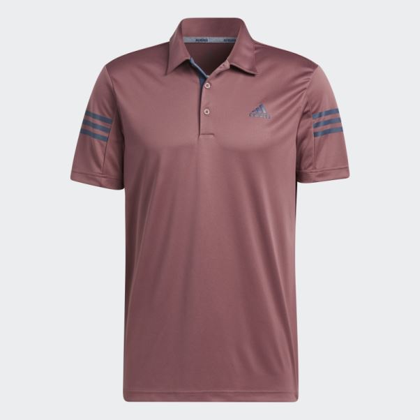 Polo Adidas Bordeaux 3 Bandes