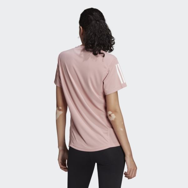 Adidas Mauve Posséder Le T-shirt De Course
