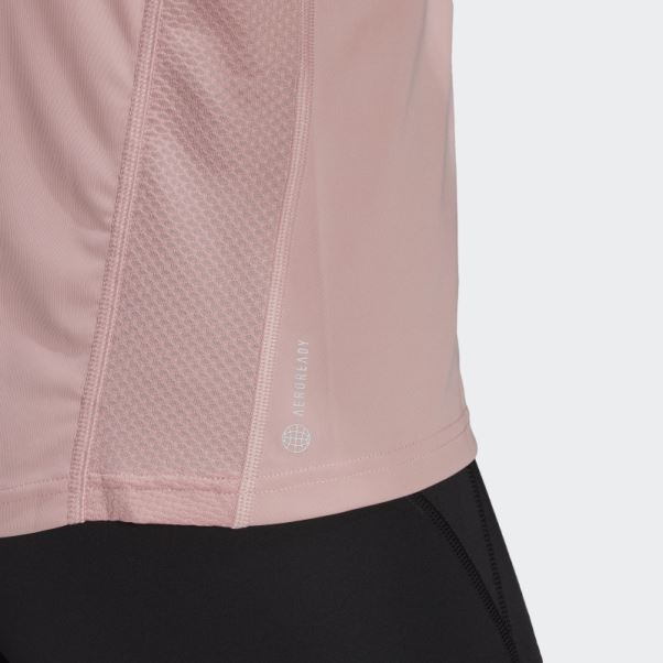 Adidas Mauve Posséder Le T-shirt De Course