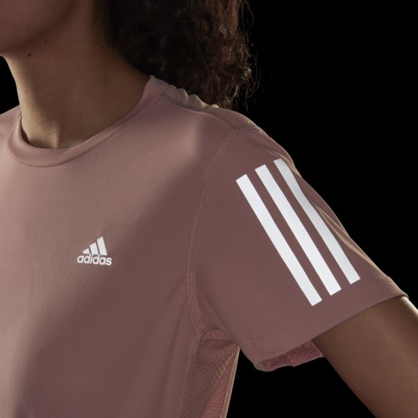 Adidas Mauve Posséder Le T-shirt De Course